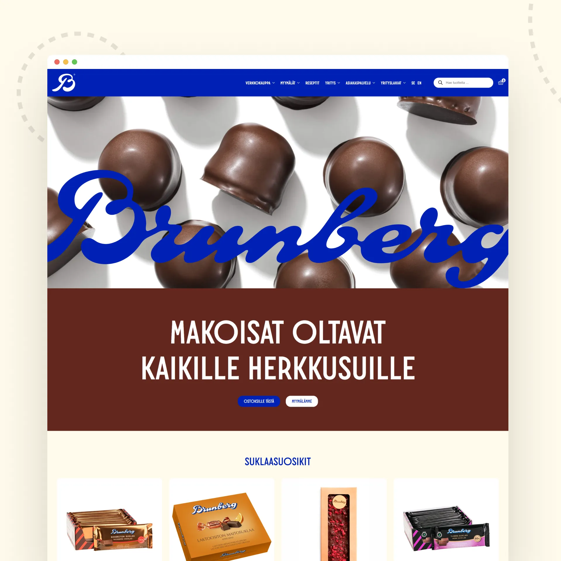 Brunberg Oy – verkkokauppa
