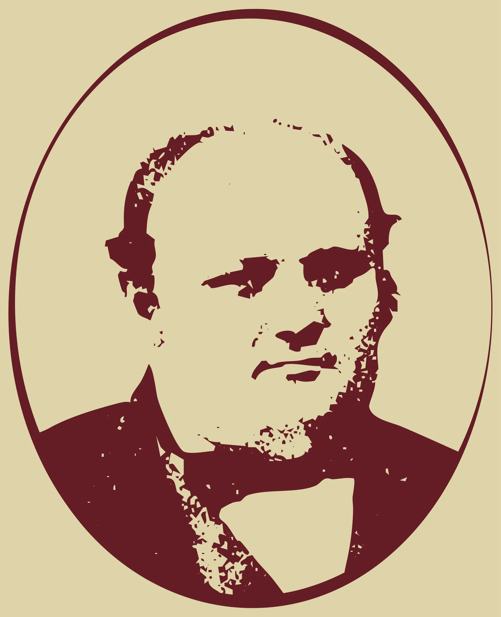 Leonard-leimasin punaisena