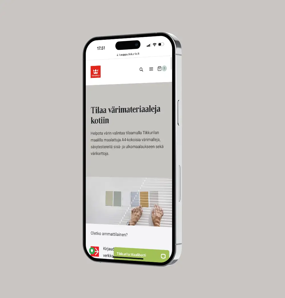 Tikkurila värimalliverkkokauppa